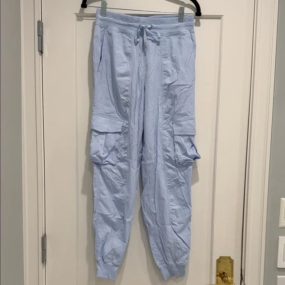 Lululemon Dance Studio Relaxed Fit Mid Rise Cargo Joggers Windmill Size 8 - Picture 8 of 11